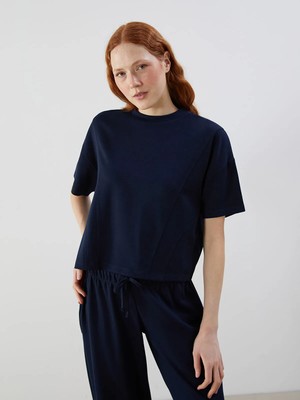 Lc Waikiki Yeni Sezon Bisiklet Yaka Kadın Crop