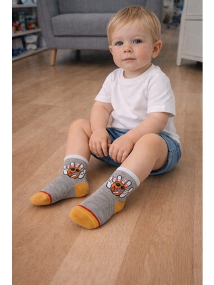 Gigi Giyim Bowling Baskılı Erkek Çocuk Soket Çorap