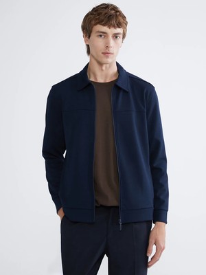 LC Waikiki Lacivert Standart Kalıp Erkek Ceket