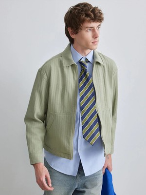 LC Waikiki Yeşil Rahat Kalıp Erkek Ceket