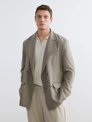 LC Waikiki Yeşil Standart Kalıp Erkek Blazer Ceket