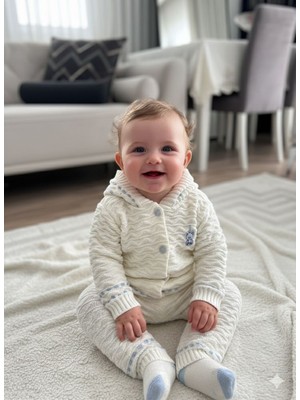 Efemkids 6/9 %100 Pamuklu 2' Li Unisex Bebek Takım Esnek Rahat Terleme Yapmaz Yenidoğan Bebek Takım