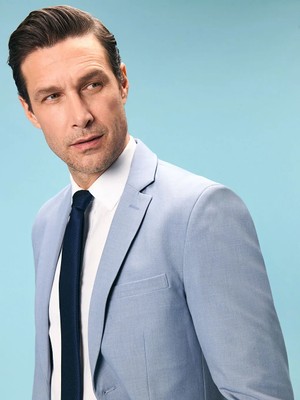 LC Waikiki Mavi Dar Kalıp Erkek Blazer Ceket