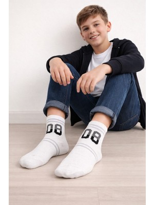Gigi Giyim Rakam Baskılı Erkek Çocuk Soket Çorap