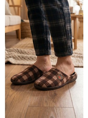 Gezer Erkek Kışlık Rahat Taban Ev Bahçe Terlik