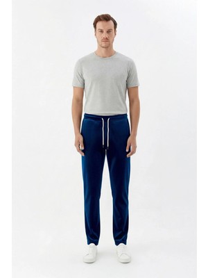 Sabri Özel Giotelli Saks Regular Fit Pamuk Karışımlı Jogger Erkek Eşofman Altı