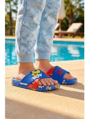 Gezer Kız Çocuk Yazlık Rahat Taban Dino Ev Bahçe Banyo Havuz Plaj Günlük Terlik
