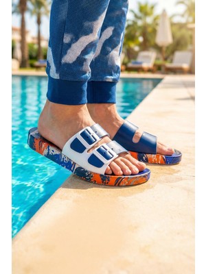 Gezer Erkek Yazlık Rahat Taban Havuz Plaj Banyo Günlük Terlik