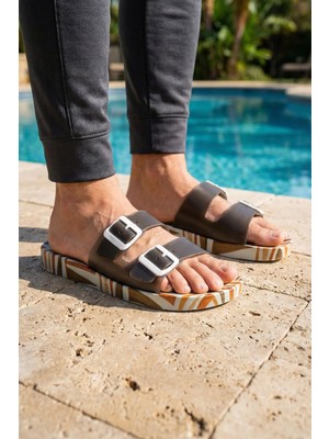 Gezer Erkek Yazlık Rahat Taban Havuz Plaj Banyo Günlük Terlik