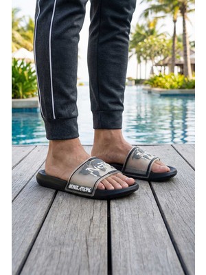 Gezer Erkek Yazlık PU Islak Zemine Uygun Ev Banyo Bahçe Havuz Terlik