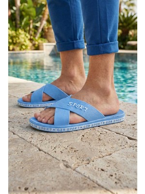 Gezer Erkek Yazlık Airblow Islak Zemine Uygun Günlük Ev Bahçe Havuz Terlik