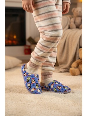 Gezer Kız Çocuk Kışlık Rahat Taban Ev Bahçe Gondol Terlik