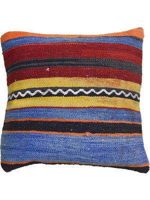 Kilim Co. El Dokuma Kilim Kırlent Kılıfı (44X44 Cm)