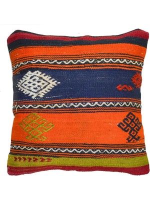 Kilim Co. El Dokuma Kilim Kırlent Kılıfı (45X45 Cm)