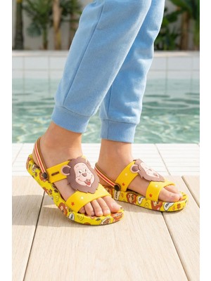 Gezer Yazlık Erkek Çocuk Islak Zemine Uygun Günlük Havuz Plaj Terlik-Sandalet