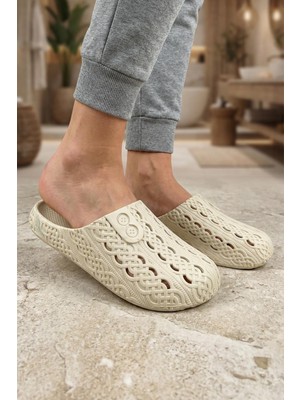 Gezer Yazlık Kadın Islak Zemine Uygun Airblow Esnek Rahat Taban  Ev Bahçe Banyo Terlik
