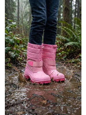 Gezer Kışlık Kız Çocuk İçi Sıcak Astarlı Kar Bot Çizme