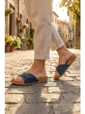 Gezer Yazlık Kadın Tokalı Terlik