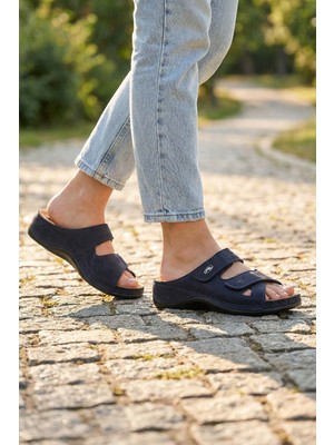 Paleng Kadın Ayarlanabilir Deri Terlik