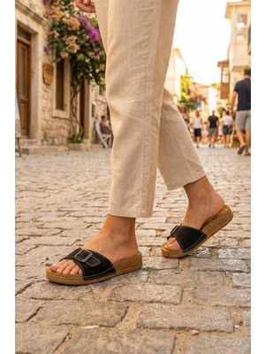 Gezer Yazlık Kadın Tokalı Terlik