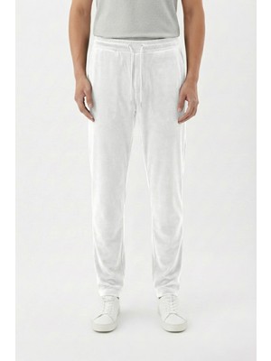 Sabri Özel Giotelli Beyaz Regular Fit Jogger Eşofman Altı