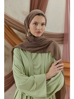 QEF Soft Line Pamuk Şal Ağaç Kabuğu