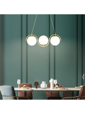 Ronisu Aydınlatma Electra Camlı Yemek Masası Avize Ra-Avz- 5086-73-92