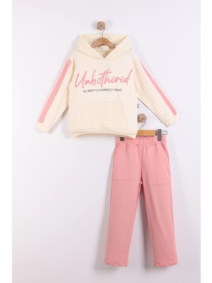 Mixima 3-4-5-6 Yaş Kız Çocuk Kol Parçalı Iki Ip Mevsimlik Alt Üst Ikili Eşofman Takım(Tam Beden Alınız)