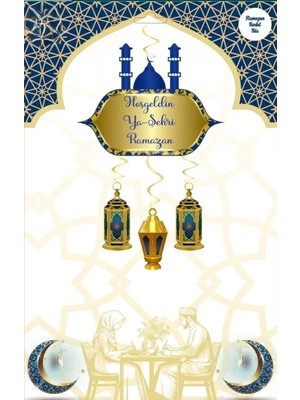 Karahanbey Sarkıt Ramazan Süsü Lacivert - Hoşgeldin Ya Şehri Ramazan