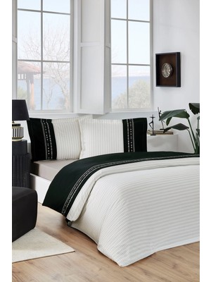 Özdilek Destaque Çift Kişilik Lastikli Çarşaf Nevresim Takımı