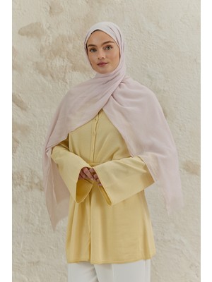 QEF Soft Line Pamuk Şal Uçuk Pembe