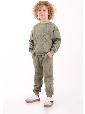 Mixima 3-4-5-6 Yaş Cep Detaylı Iki Iplik Mevsimlik Alt Üst Ikili Eşofman Takım(Tam Beden Alınız)