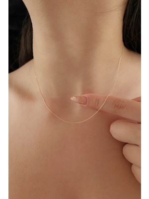 Fiyonk Kuyumculuk 14 Ayar Altın Forse Zincir 0,70 mm (20F)