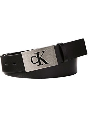 Calvin Klein Erkek Ck Plaque Smooth 35MM Kemer