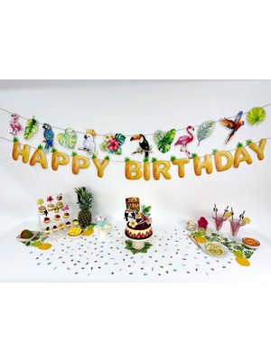 Fluparty Tropical Temalı Doğum Günü Parti Seti