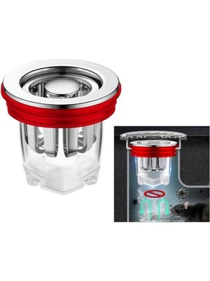 Yapex Anti Koku Önleyici - Duş Yer Sifonu Geri Akış Önleyici - Gider Pis Koku Önceliyici - Böcek Önleyici