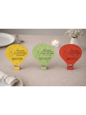 Magnet Kişiye Özel 25 Adettir Balon Temalı No2