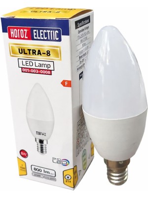 Horoz Electric 8W  Buji LED Ampul 5 Adet