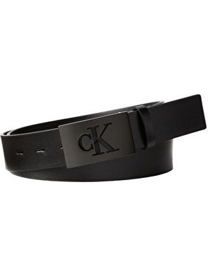 Calvin Klein Erkek Ck Plaque Smooth 35 Kemer