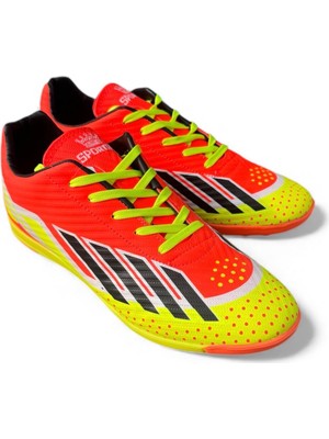 Sportaç  Erkek  Renkli Büyüknumara Battal Boy Bağcıklı Halısaha Ayakkabısı Krampon