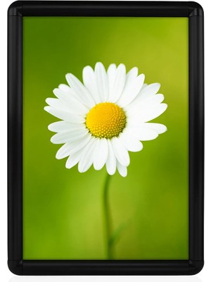 Tk Wood Crafts A4 Rondo Çerçeve - Afiş Çerçevesi - Belge Çerçevesi - Açılır Kapanır Siyah Çerçeve