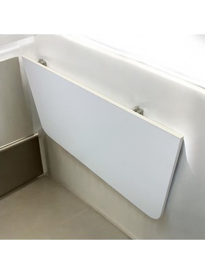 Mobilyacın Açılır Kapanır Çalışma Masası Mutfak Masası Katlanır Duvar Masası Beyaz 45X80