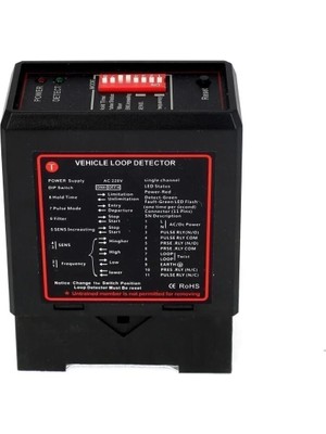 Rohs Araç Dedektörü 220V Tek Kanal Yüksek Hassasiyetli Çözünürlük ile Otopark Kontrolü için