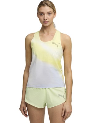 Puma Lightspeed Uw Graphic Kadın Gri Koşu Atlet 52856342