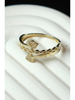 Kalp Yüzük 14 Ayar A081582