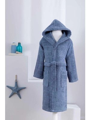 Özdilek Douce Kapüşonlu Çocuk Bornozu 7/8 Yaş