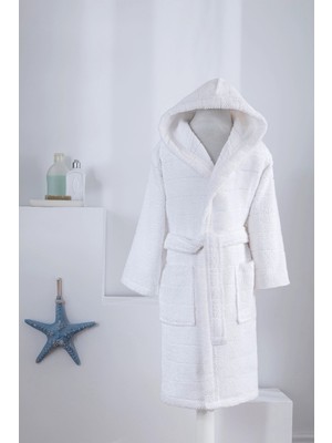 Özdilek Douce Kapüşonlu Çocuk Bornozu 9/10 Yaş