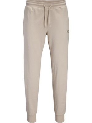 Jack & Jones Erkek Jpstgordon Logo Detaylı Çift Cepli Eşofman Altı 12288641 A.bej