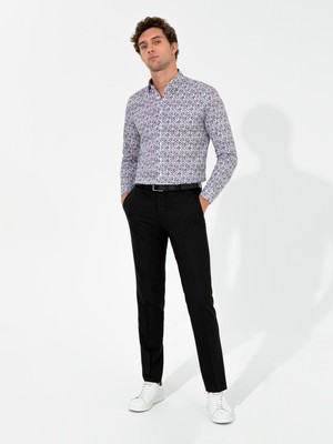 Cacharel Erkek Siyah Slim Fit Kumaş Pantolon 50258512-VR046