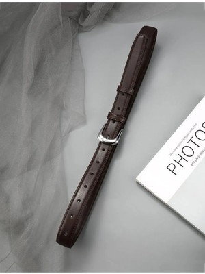 Lafestin Gümüş Tokalı Kadın Kemeri Pantolon Kemeri, Gömlek Kemeri,ceket Kemeri